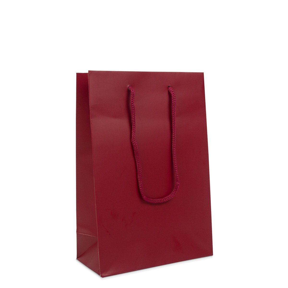 DPK052-Luxe papieren tassen-Bordeauxrood mat